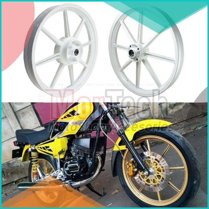 VELG RACING VROSSI PNP RX KING RXZ RXS PALANG 8 ZIGEN SWAN PUTIH 140B