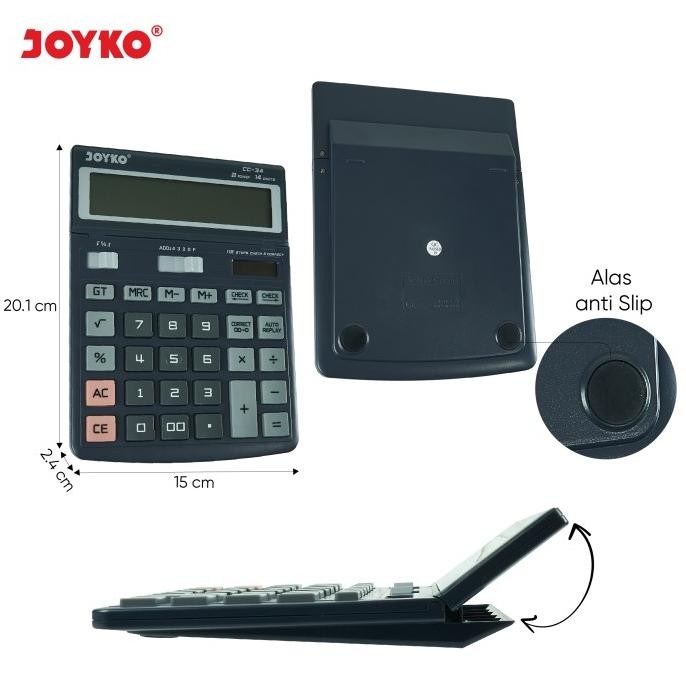 

rd-67 Calculator / Kalkulator Joyko CC-34 / 14 Digits / Check Correct Premium