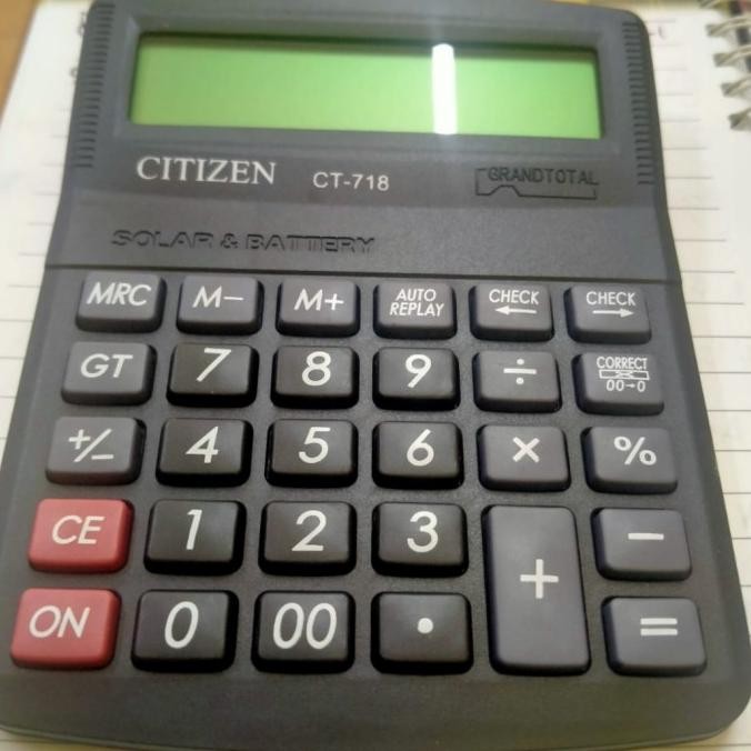 

GF21 Kalkulator Citizen CT-718 CT-718C 12 Digit Calculator Premium