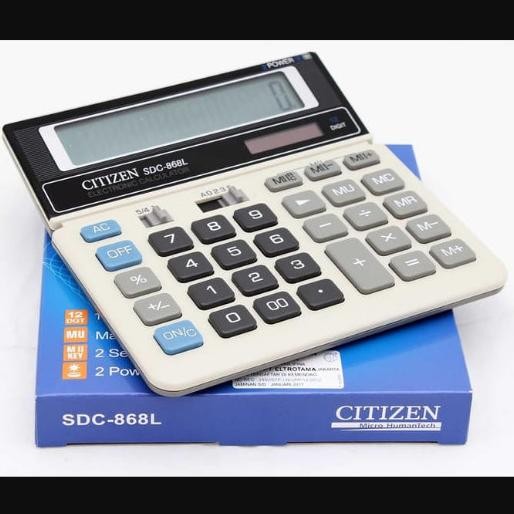 

eqw-68 Kalkulator Citizen Oroginal asli CDC 868L Hemat
