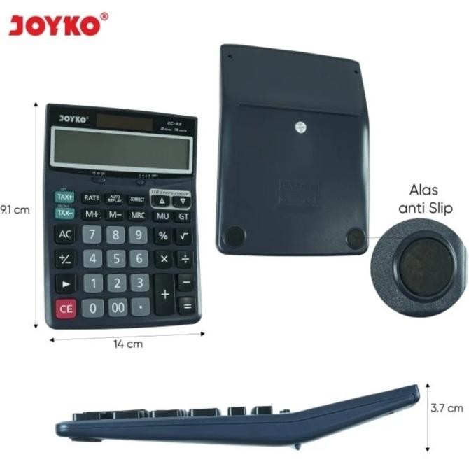 

GF21 JOYKO CC-33 Check & Correct 14 Digit Kalkulator Sama spt Casio Dj-240D Terlaris