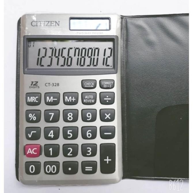 

er-79 KALKULATOR CITIZEN CT 328 - 12 DIGIT - CHECK AND CORRECT - UKURAN MINI Premium