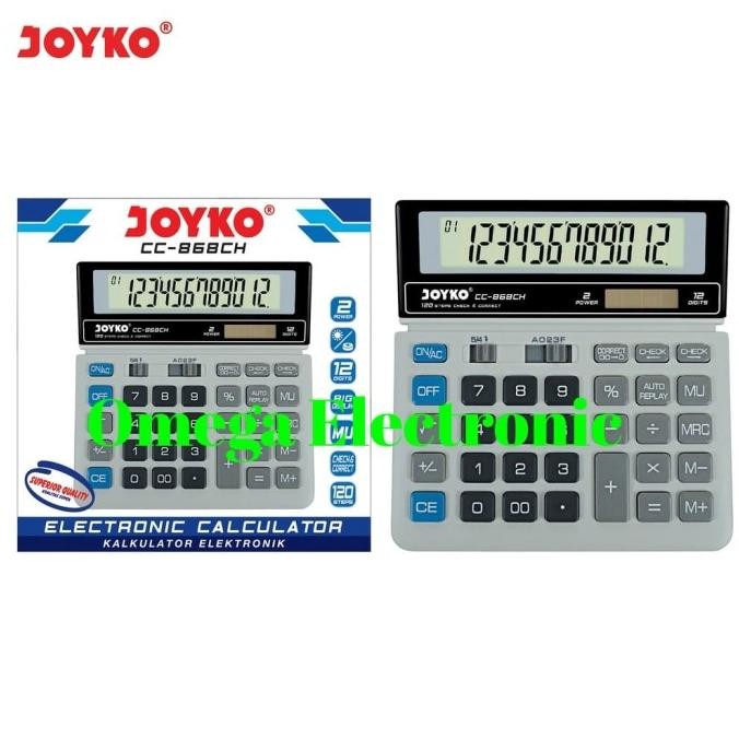 

Special Sale! Joyko CC 868CH Kalkulator CC-868CH 12 Digits Check Correct CC868CH Original