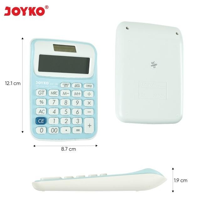 

Is75 Calculator / Kalkulator Joyko CC-32 / 12 Digits / Check Correct Termurah
