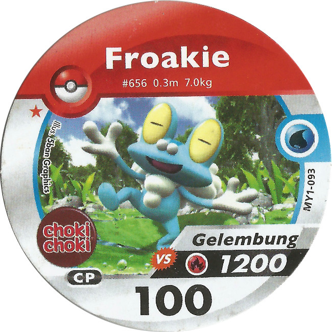 Kartu Pokemon Medalion Choki Choki Froakie