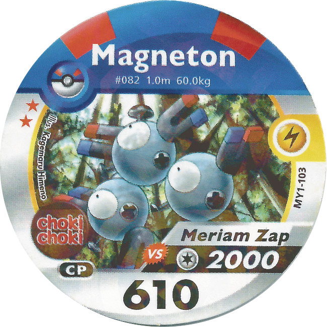 Kartu Pokemon Medalion Choki Choki Magneton