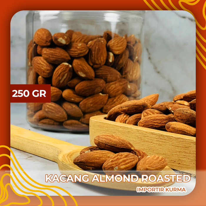 

BIG SALE ALMOND ROASTED 500 GR KACANG ALMOND PANGGANG / ALMOND PANGGANG ROASTED