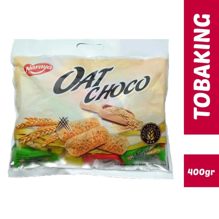 

TERPERCAYA Naraya Oat Choco Vanila / White 400gr Snack Oat Vanilla