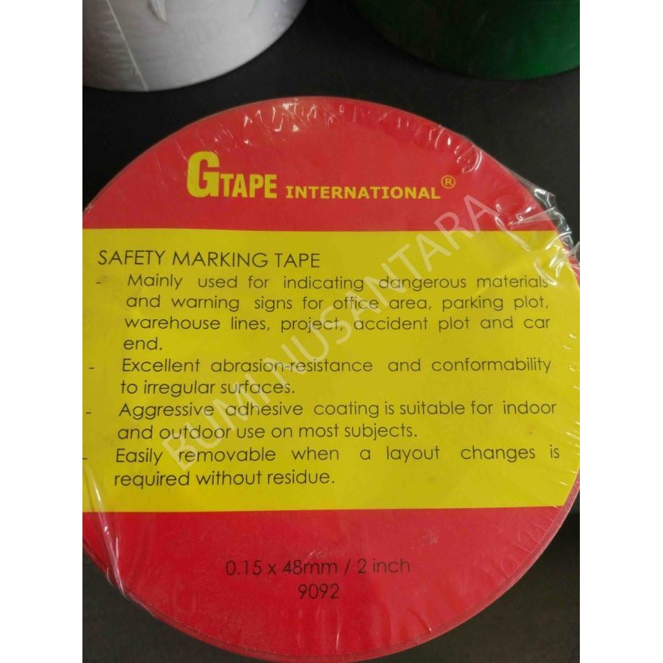 

Lakban Lantai/ Floor Tape / Safety Marking Tape 2" (5Cm) - Gojek Ready