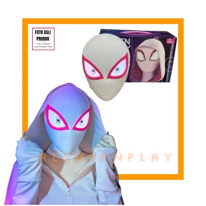 Topeng Spiderman Cosplay Superhero Mask