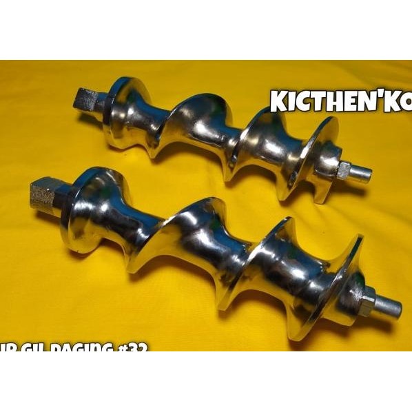 Sparepart Gilingan Daging 32 / Ulir Gilingan Daging 32 Hard Chrome