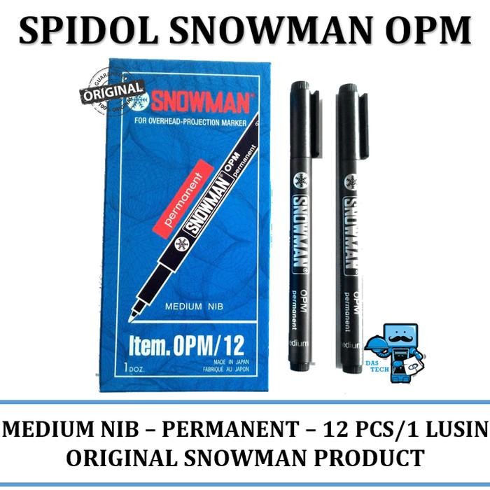 

Spidol Ohp Snowman Opm (12Pcs/Lusin)
