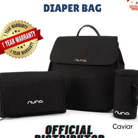 Nuna Diaper Bag  -  Caviar