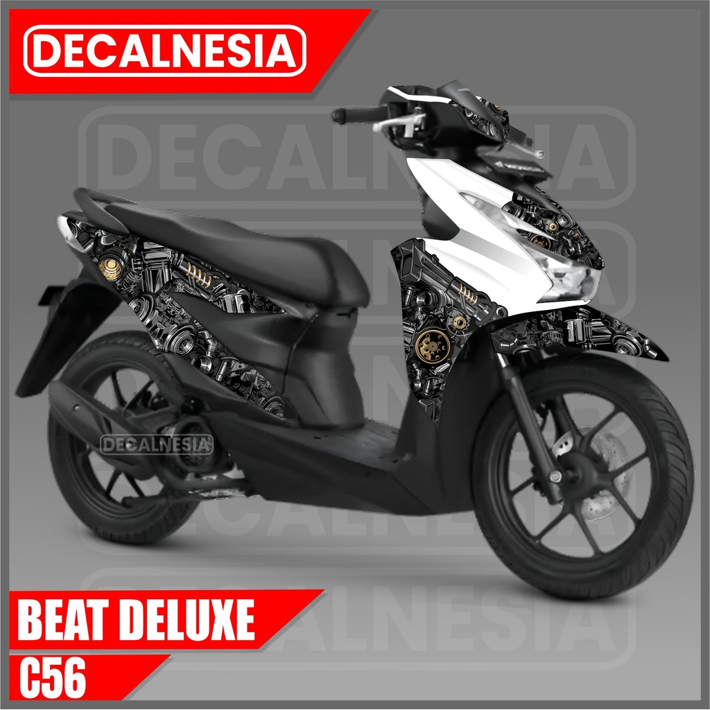 Stiker Beat Deluxe 2024 New CBS Full Body Stiker Smart Key Sticker Motor Beat Street Variasi Racing 