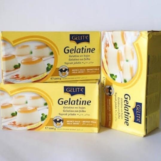 

Gelatine Sheet Repa Isi 75 Lembar Halal / Gelita Gelatine 75 Sheet
