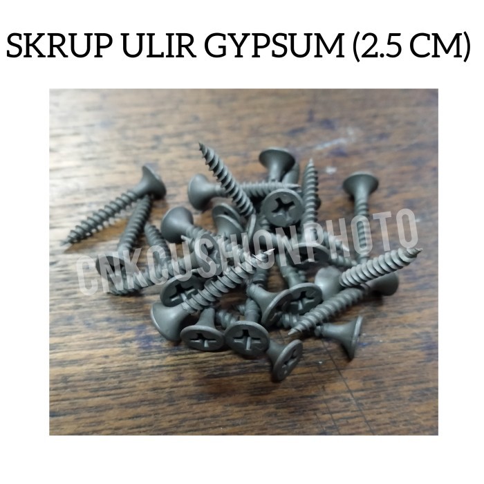 <<<<<] BAUT / MUR / BOLT / SKRUP / SEKRUP ULIR GIPSUM KAKI SOFA KAYU (2.5 CM)