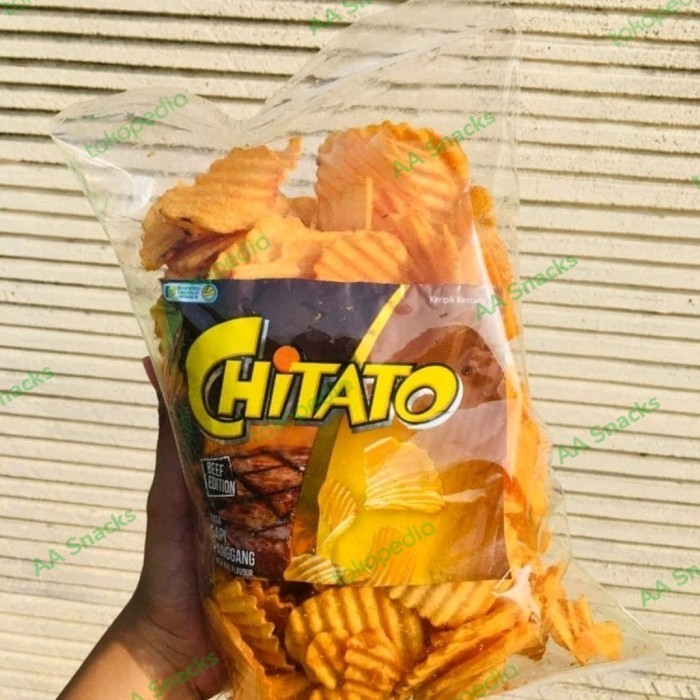 

PRODUK TERBATAS Chitato Snack Rasa Sapi Panggang Repack 250 Gr