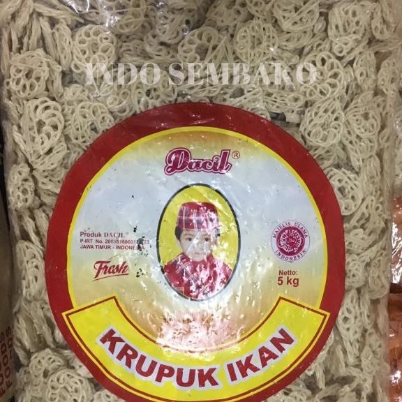 

Kerupuk Mawar Putih Dacil 5Kg / Krupuk Putih Matahari Dacil 1 Bal /