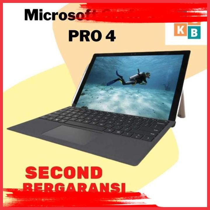 (GUDA) TERMURAH MICROSOFT SURFACE PRO 4 | I7 6650U | 8GB | 256GB SECOND MULUS