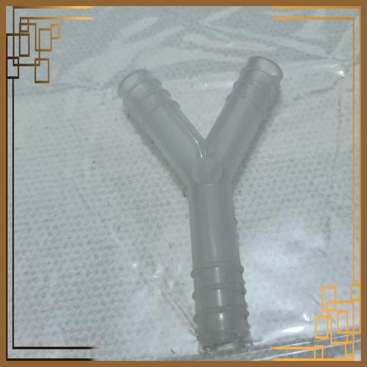 [SRB] Nepel / fitting sambungan selang cabang 3 plastik (12mm)