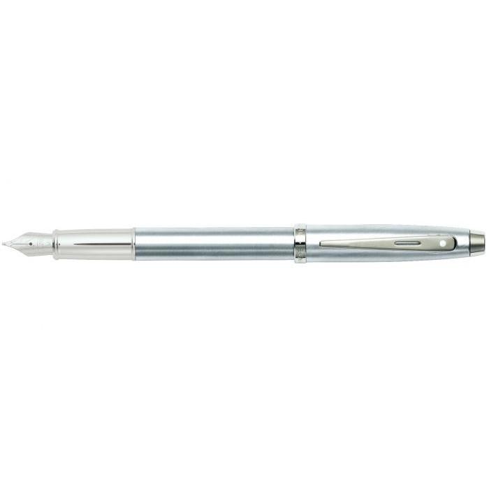 

Sheaffer 100 Brushed Chrome Fountain Pen Original