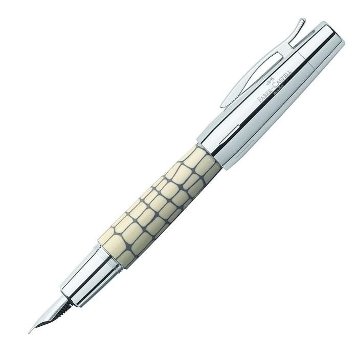 

Faber-Castell | E-Motion Croco Ivory Fountain Pen Original