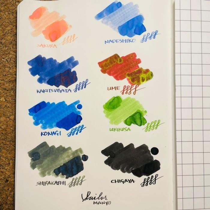

Sailor Fountain Pen Ink Manyo 50Ml/ Tinta Fountain Pen Terlaris Original