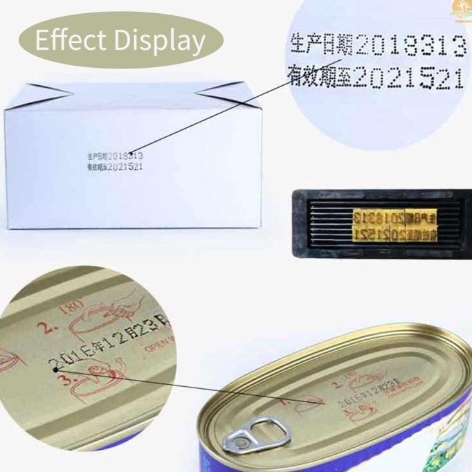 

Portable Handheld Coding Machine Manual Date Stamp Printer Ink Date