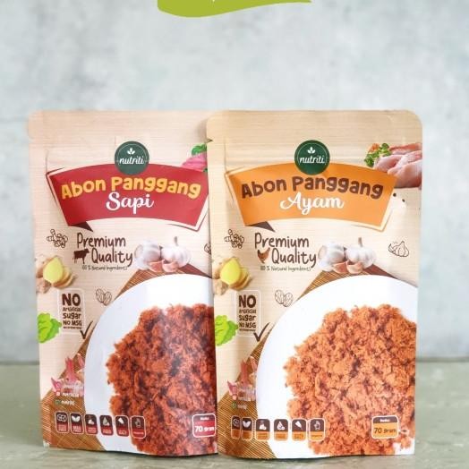 

Abon Panggang Nutriti Bebas Msg Sapi Ayam Ikan Beef Chien Floss