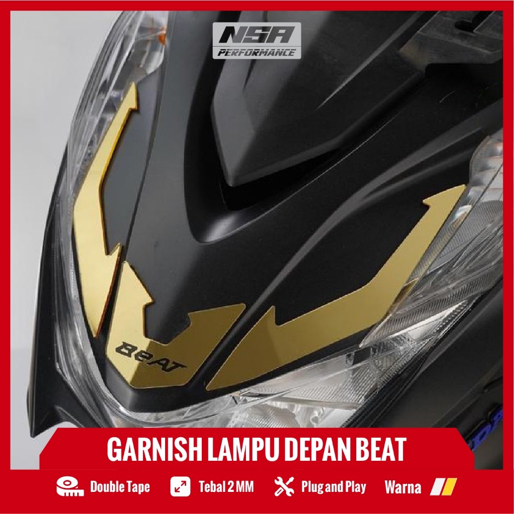murah nsa aksesoris beat deluxe beat new garnish lampu depan beat deluxe new 2020 -beat deluxe new