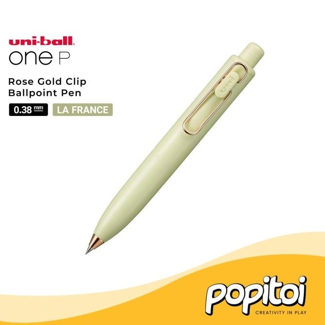 

Uniball ONE P Gel Pen ROSE GOLD 0.38 0.5 mm Limited Edition Pulpen Emas Uni Ball Pocket