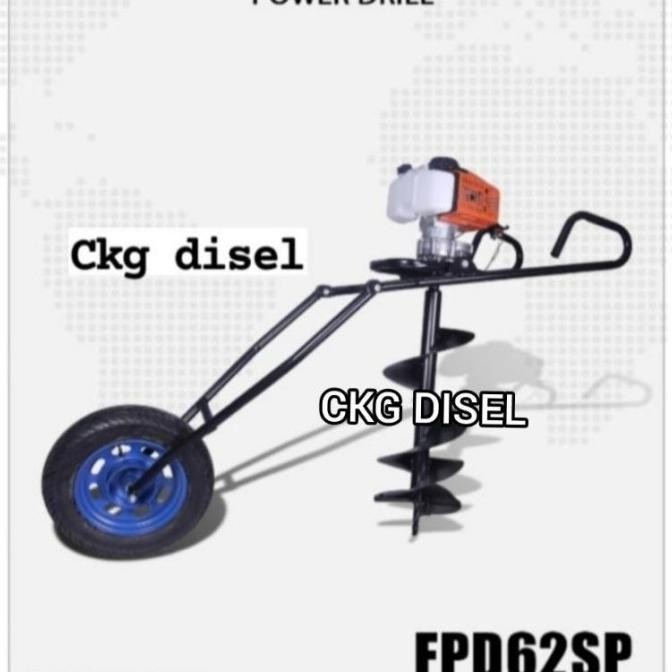 Mesin Bor Tanah Eart Auger Firman Fpd62 Sp Fpd62Sp Drill 8Inch 200Mm