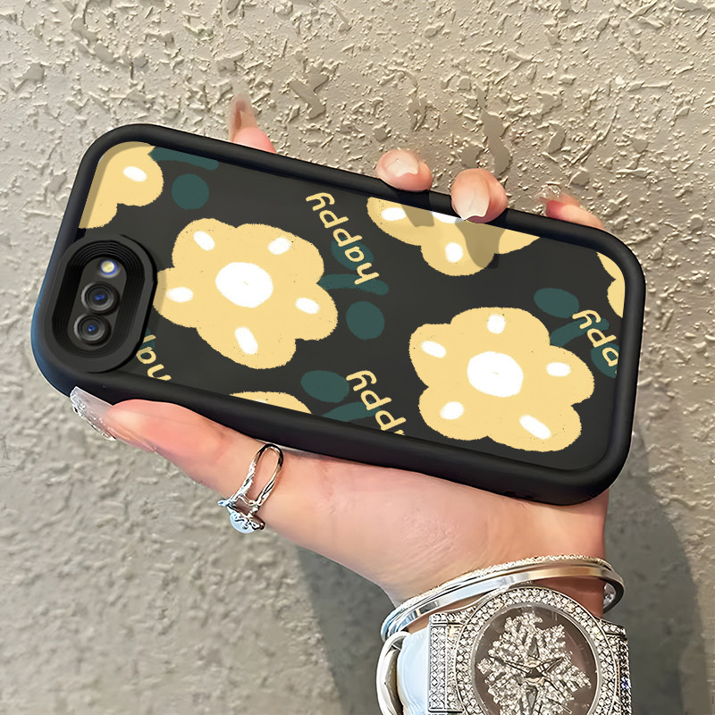 Casing Hp  Untuk OPPO A5 A3s A12E Realme C1 Case Casing Softcase sarung HP pelindung silikon kucing 