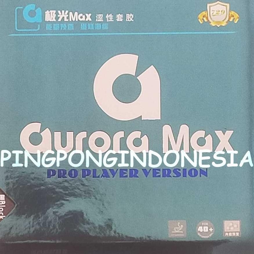 729 - Aurora Max - Karet Bet Pingpong Friendship Ritc Rubber Tenis Meja Bat