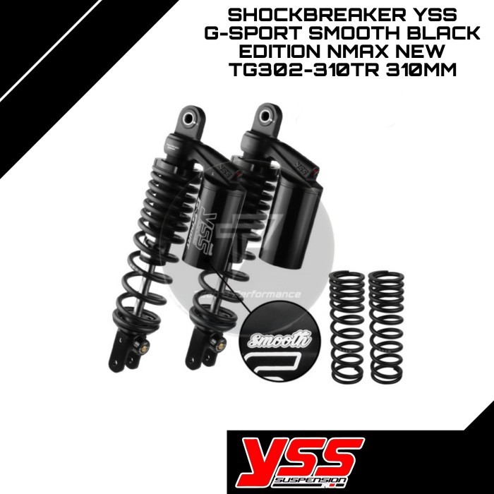 Shockbreaker YSS G-Sport Smooth Black Edition Nmax New TG--302-310TR 310MM