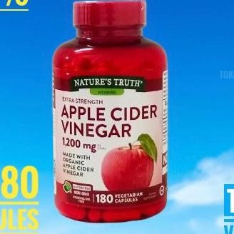 

Nature'S Truth Cider Vinegar 1200Mg Isi 180 Capsules