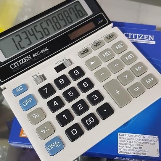 

Kalkulator Citizen 868 L 12 Digit / Calculator Citizen 868 L