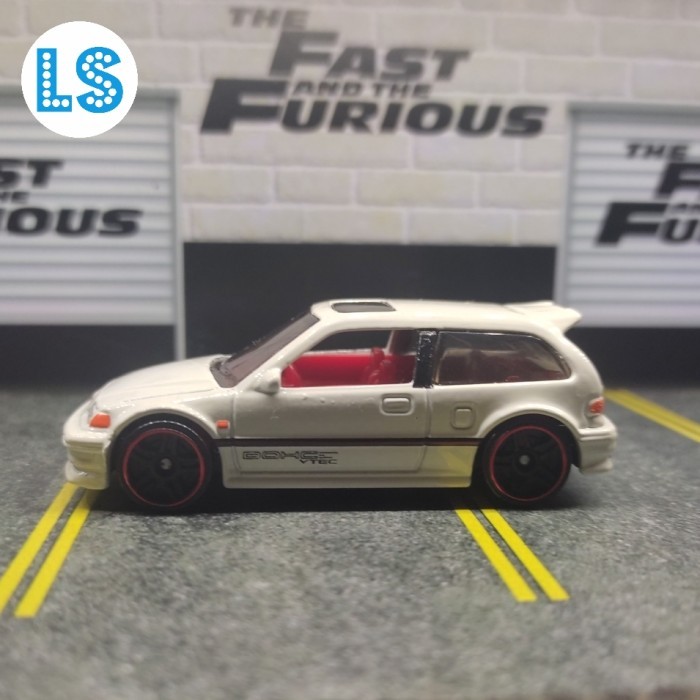 Hw Hotwheels Honda Civic Ef Putih Loose Dohc Vtec Diskon