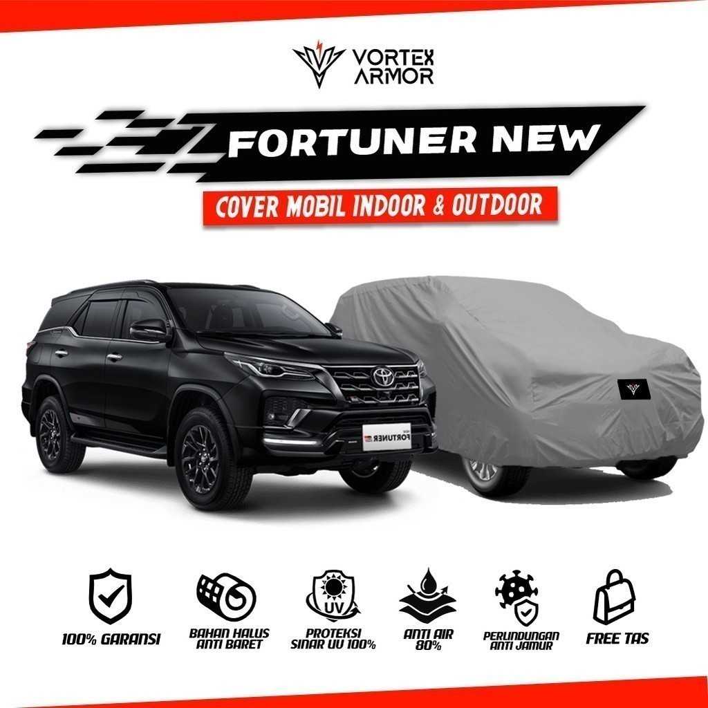 Cover Mobil All New Fortuner GR Sport / Sarung Mobil Fortuner VRZ / Selimut Toyota Fortuner 2018 201