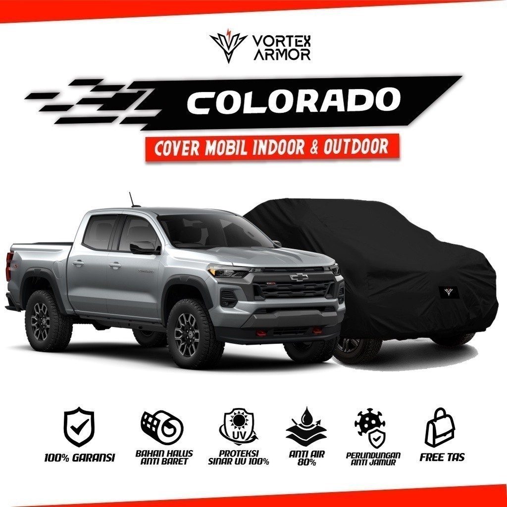 Cover Mobil Chevrolet Colorado / Sarung Mobil Colorado / Selimut Chevrolet Colorado