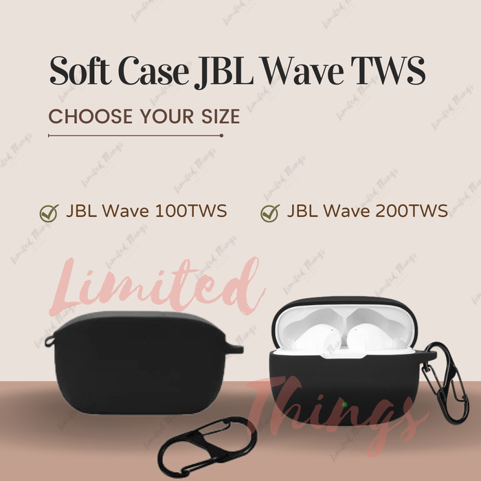 Premium Soft Case Untuk Jbl Wave 100 Tws / Jbl 200 Tws Silikon Halus Lembut Silicone