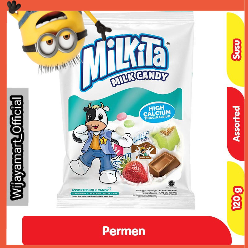 

Milkita Permen Susu Assorted 120 g