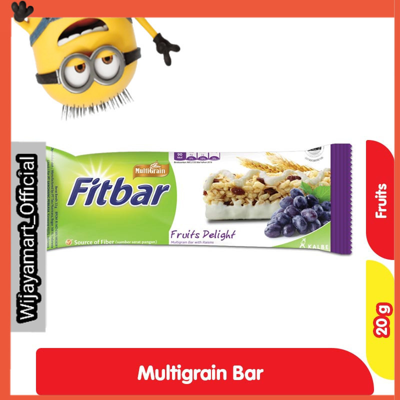 

Fitbar Snack Bar Fruits Delight 20 g