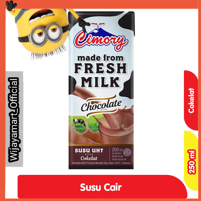 

Cimory Susu UHT Cokelat 250 ml