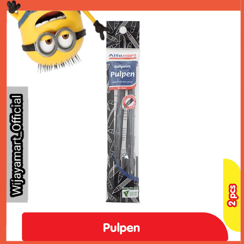 

Alfamart Pulpen Hitam 2 pcs