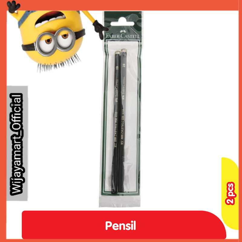 

Faber-Castell Pensil 2B 2 pcs