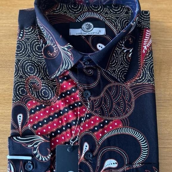 Kemeja Batik V4 Classic Lengan Panjang. Blx 234. Size: L Only