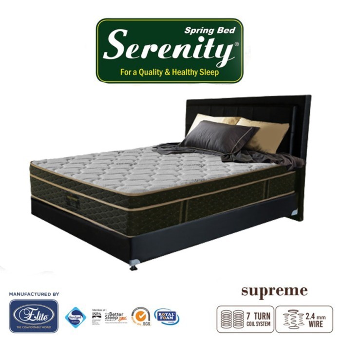 ~~~] [ORI] Springbed Elite Serenity Supreme 180x200 Harga Pabrik FULL SET