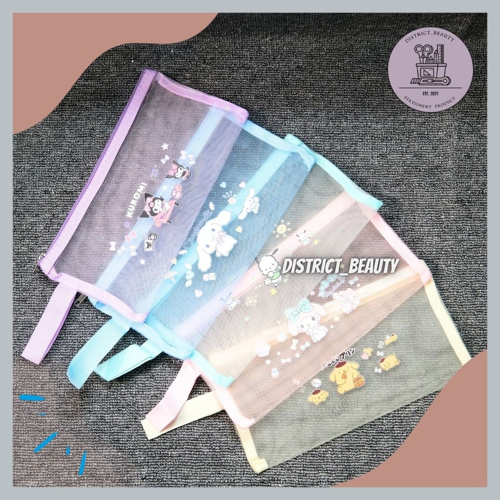 

KOTAK PENSIL JARING SANRIO TEMPAT PENSIL JARING POUCH JARING SANRIO SERIES LUCU TERMURAH