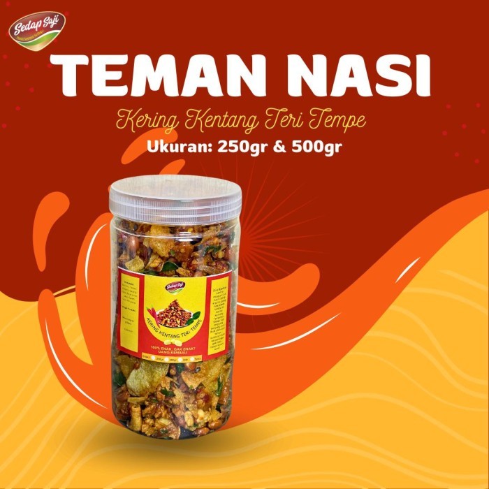 

Terlaris Sedap Saji Kering Kentang Teri Tempe Cemilan Viral Enak SALE